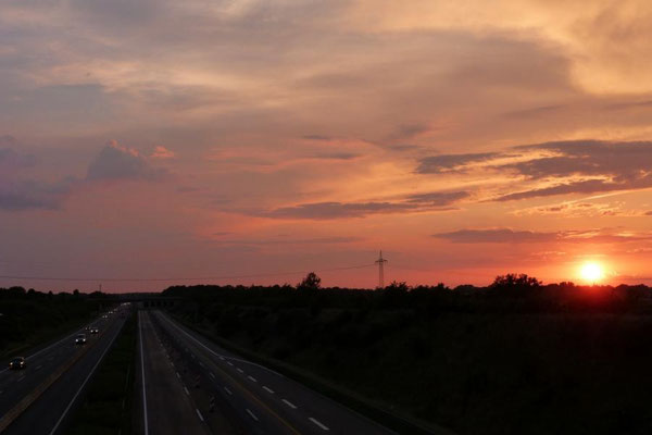 Autobahn A2 bei Röhrse - 2016