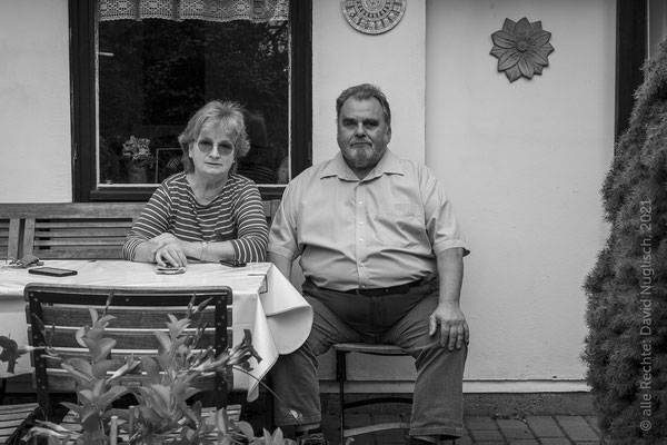 Heike und Andreas Schmidt, Gesundheits- und Krankenpflegerin, ehem. Leiter Wohnpark Elsa Fenske, beide pensioniert