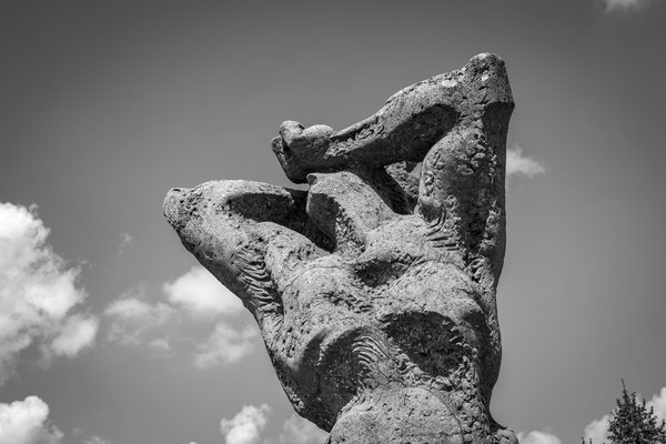 Skulptur "Proletarischer Internationalismus" in der Lingnerstadt