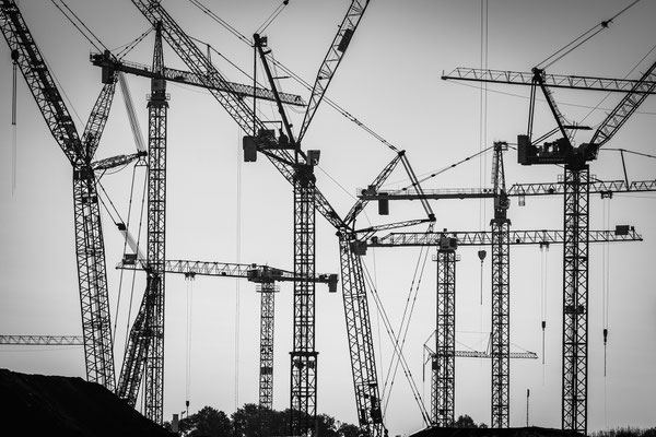 Baustelle ESMC im Dresdner Norden