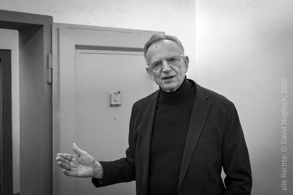 Dr. Herbert Wagner, ehem. Dresdner Oberbürgermeister, in der Gedenkstätte Bautzner Straße