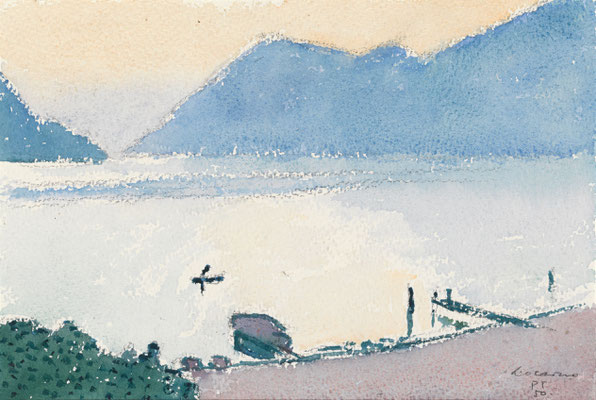 Locarno, 1950, Aquarell, 20 x 30 cm