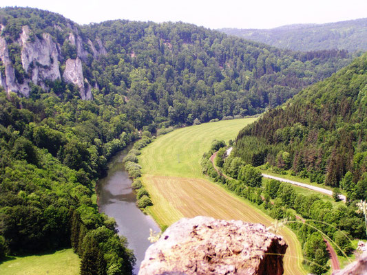 Blick ins Donautal von der Unterfalkenstein