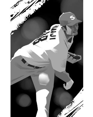 CLIENT:祥伝社  月刊「小説NON」の本城雅人著「二律背反」（第10話）  挿絵担当しました  2023/May.