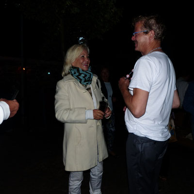 Dorit Gäbler mit Carsten Linke
