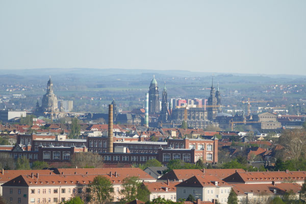April 2019 Blick vom "Hotel Bergwirtschaft Wilder Mann"