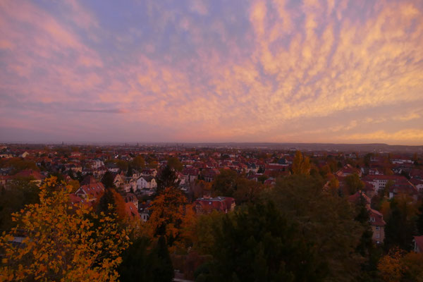 November 2018 Blick vom Hotel "Bergwirtschaft Wilder Mann"