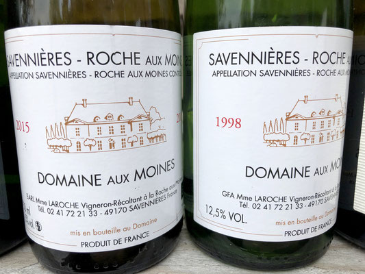 begeleid door een duo van savennières 1998 & 2015, het beste van chenin blanc 