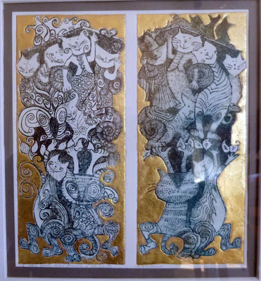 Duo de Chats-piteaux