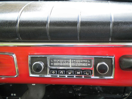 Een vintage-radio maakt het compleet.