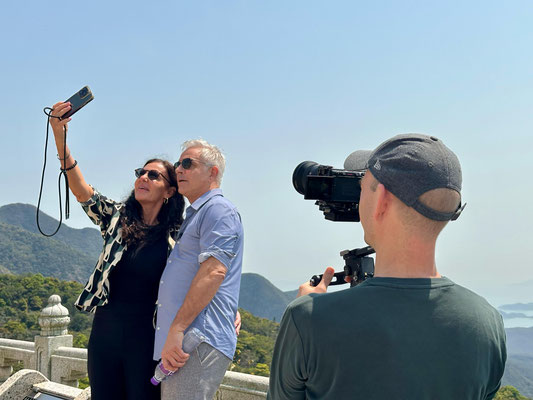 André in Hongkong mit Florian Fitz