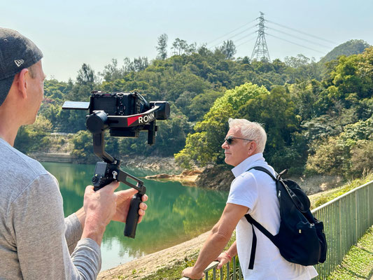 André in Hongkong mit Florian Fitz