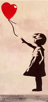 LET LOOSE 120X60 VERKOCHT.  ALS GICLEE (= GECERT. REPRODUCTIE OP LINNEN)  290 EURO