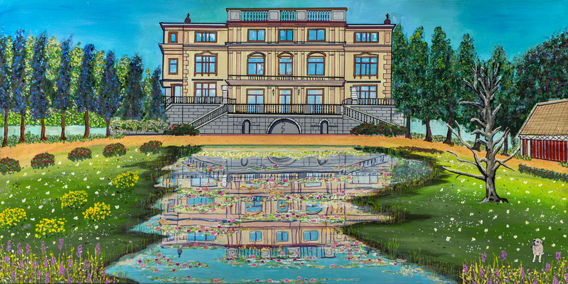 ELSWOUT, 60x120 VERKOCHT. ALS GICLEE (=GECERT.REPRODUCTIE OP LINNEN)  EUR 375