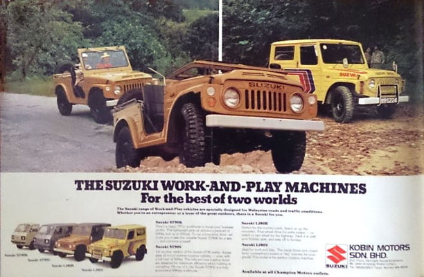 le suzuki LJ avant le samurai