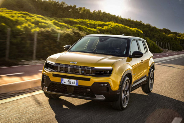 jeep avenger jaune nouveauté 2023