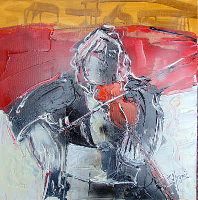 Sur un air de Paganini, 50 x 50.