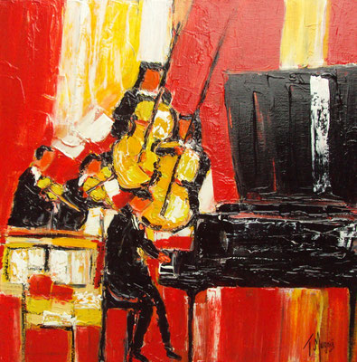 Quintet, 80 x 80.