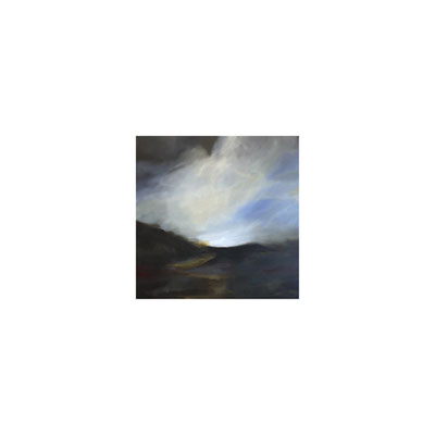 LUFT 7 Acryl auf schwarzer Leinwand 60 x60 cm XL
