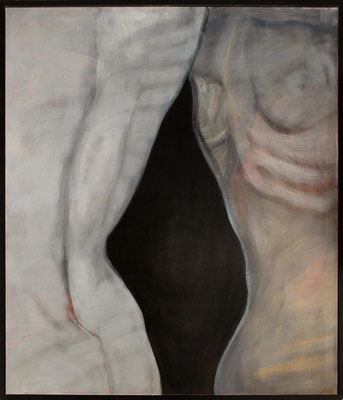 Vuoti, 2011, tecnica mista su tela, 79x67