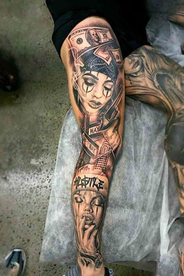 Tattoo Ideen Beine