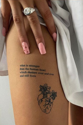 Tattoo Ideen Frauen Schriftzug