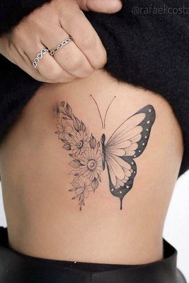Tattoo Ideen Frauen Schmetterling