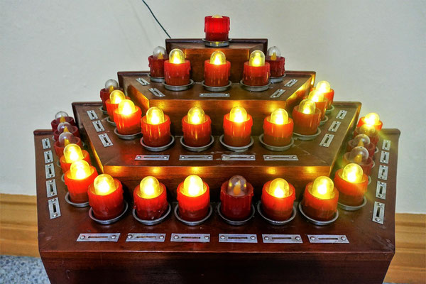 Kerzenleuchter. Kathedrale Popayán.