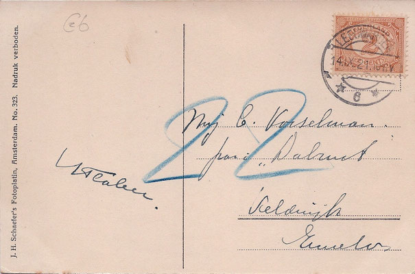 Ansichtkaart Gevangenis Leeuwarden A0096-b