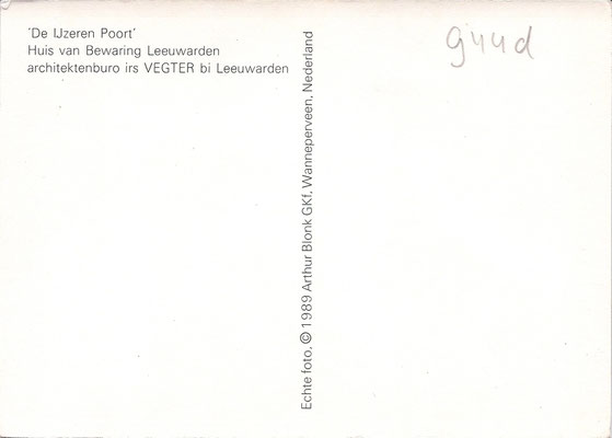 Ansichtkaart Gevangenis Leeuwarden A0084-b