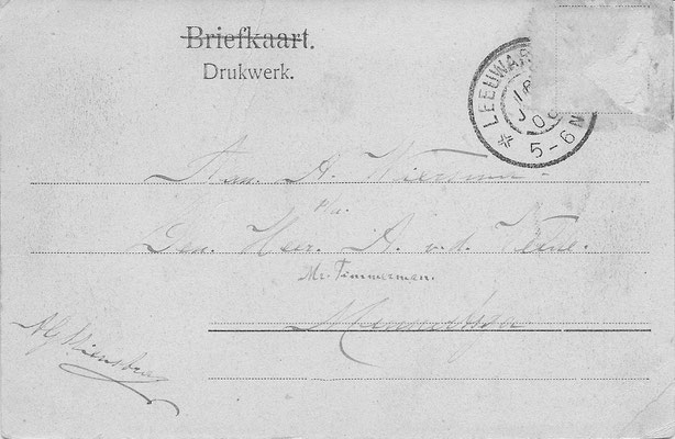 Ansichtkaart Gevangenis Leeuwarden A0144-b