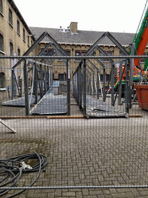 Sloop loopbrug Blokhuispoort foto's Bouwbedrijf Lont