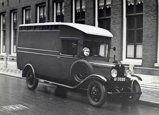 Boevenwagen gemeente Amsterdam G-7035, ca 1925