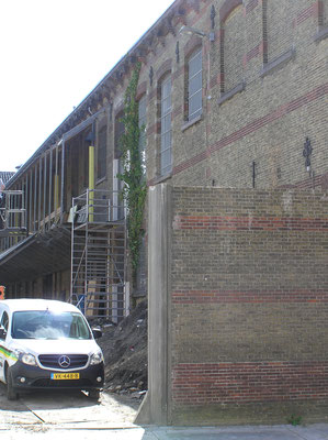 Sloop en verbouw Blokhuispoort augustus 2015