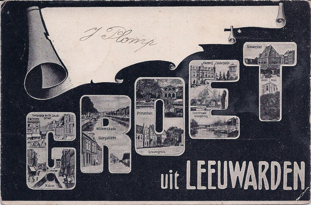 Ansichtkaart Gevangenis Leeuwarden A0073-a
