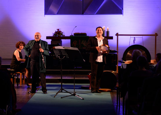 Giora Feidman Trio am 19.06.2016 (Baranova, Feidman, Co şkun)