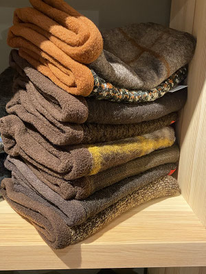 Fleece-Futter braun | Wolle