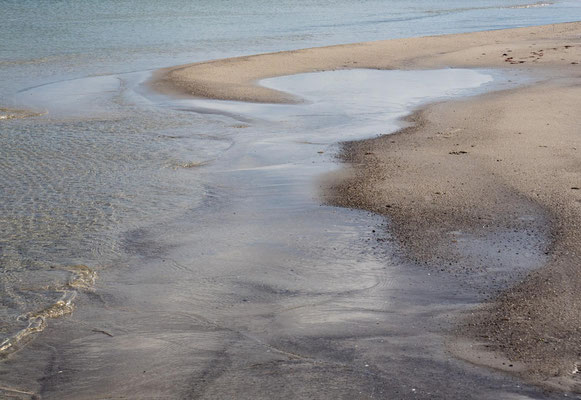 Gezeitenstrand. Elke Riesmeier