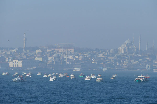 Morgens auf dem Bosporus