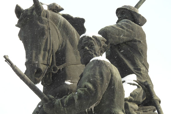 Denkmal für die roten Brügerkriegseinheiten