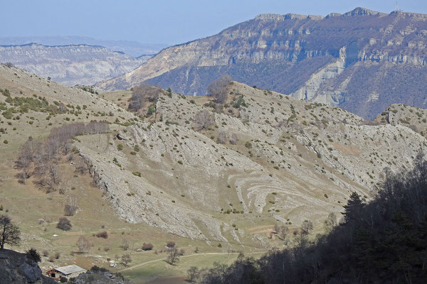 Berglandschaft bei Gunib