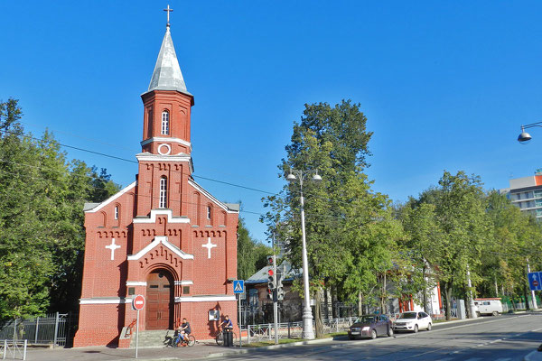 Auch die russlanddeutschen Lutheraner haben ihre eigene Kirche in der Stadt