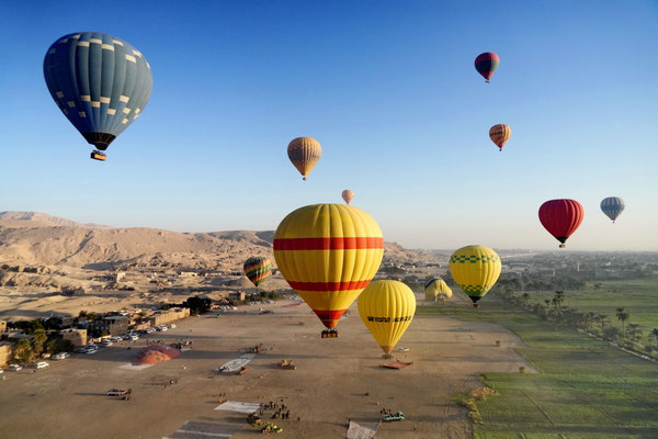 Ballonvaart boven Luxor