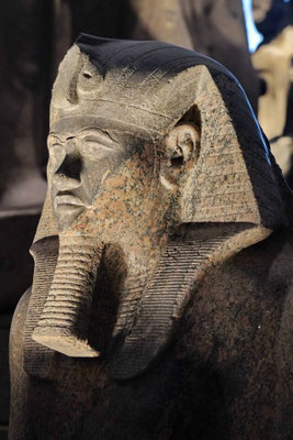 In het Grand Egyptian Museum.
