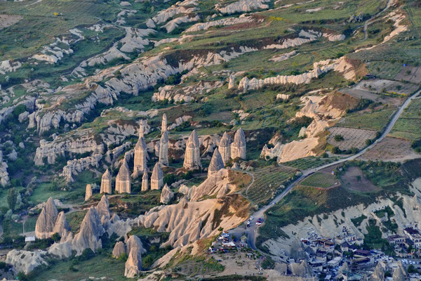 Cappadocië vanuit de ballon.