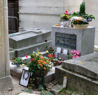 Het graf van Jim Morrison