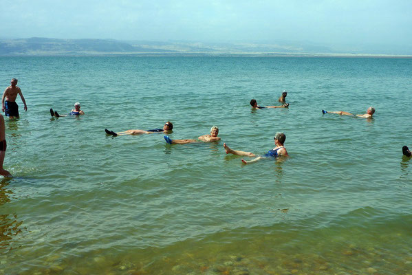 De Dode zee met Israël aan de overkant