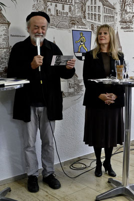 Frau Petra Weber (Bürgermeisterin Blaufelden) und Franz Raßl (2. Vorsitzender HKV)