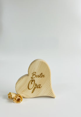 Bester Opa € 20 ; 12 cm x 12 cm; INFO: Holz ist ein Naturprodukt, daher können Abweichungen vorkommen.
