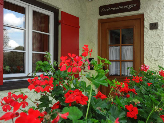Ferienwohnungen Lingenhöl, Riezlern, Kleinwalsertal – unser Hauseingang